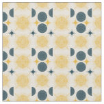Boho Celestial Sun Moon Pattern Fabric