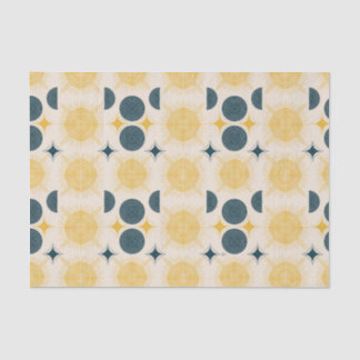 Boho Celestial Sun Moon Pattern Tissue Paper