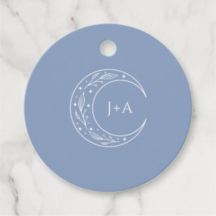 Boho Celestial Wedding Favor Tags