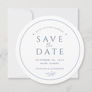 Boho Celestial Wedding Save the Date Card