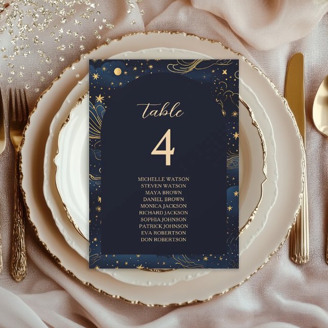 Boho Celestial Wedding Seating Chart (Creator Uploaded)