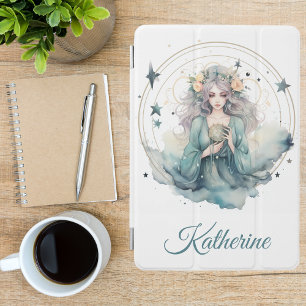 Boho Celestial Witchy Name iPad Mini Cover