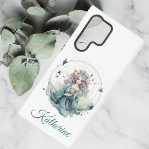Boho Celestial Witchy Name Samsung Galaxy S22 Ultra Case