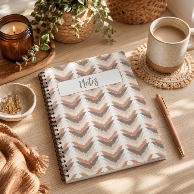 Boho Chevron Notebook (Boho Chevron Notebook)