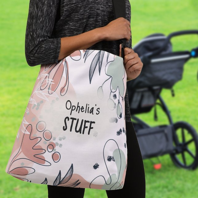 Boho Chic Abstract Pattern Name  Crossbody Bag (Creator Uploaded)