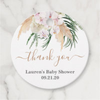 Boho Chic Baby Shower Favor Tags