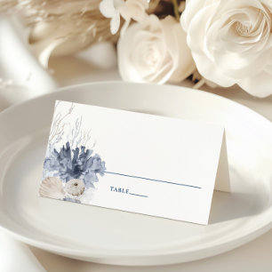 Boho chic Beach Destination Wedding Place Card