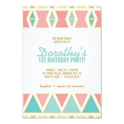 Boho Chic Birthday Invitations 9