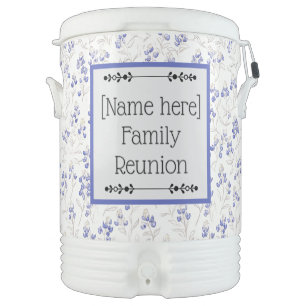 Boho Chic Bluebonnets, Family Reunion, Beverage Cooler