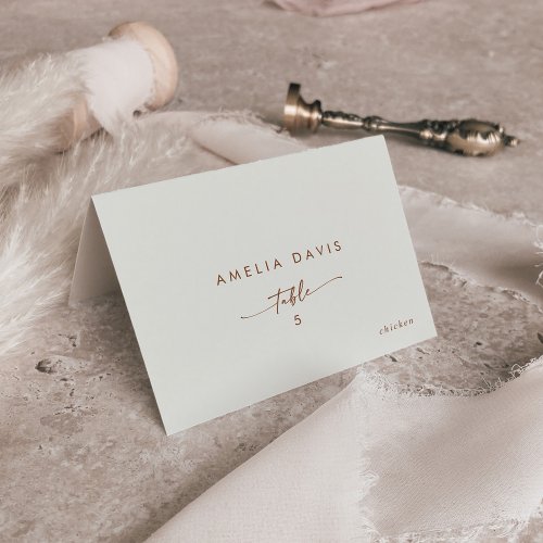 Boho Chic Bohemian Cream Guest Name Place Cards