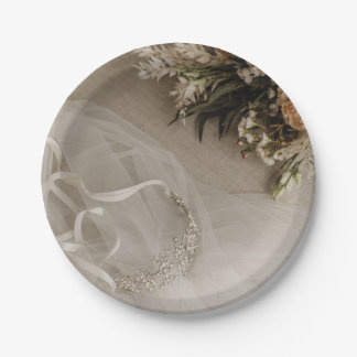 Boho Chic Bridal Hair Accessory Wedding Paper Plat Plates