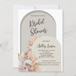 Boho Chic Bridal Shower Invitation