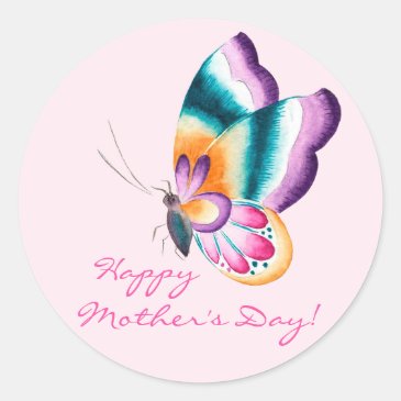 Boho chic butterfly | Happy Mother's Day Stickers