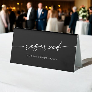 Boho Chic COLOR EDITABLE Wedding Reserved Sign