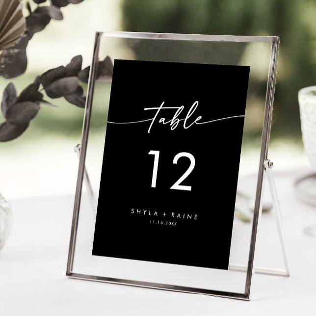 Boho Chic COLOR EDITABLE Wedding Table Numbers (Creator Uploaded)