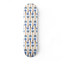 boho chic feather arrow native pattern skateboard deck