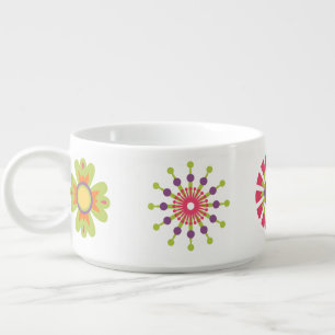Boho Chic Floral Custom Chili Bowl