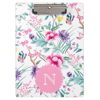 Boho Chic Floral Pattern | Monogrammed