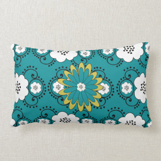 Boho Chic Flower Love Throw Pillow