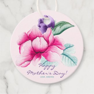 Boho Chic Flowers | Happy Mother's Day Favor Tags