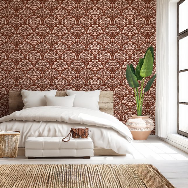 Boho Chic Leaf Scallop Wallpaper (Creator Uploaded)