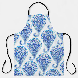 Boho Chic Paisley Seamless Oriental Apron