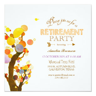 retirement luncheon invitations zazzle