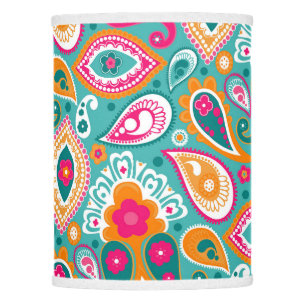 Boho Chic Retro Hippy Paisley Lamp Shade