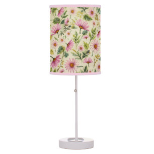 Boho Chic Spring Floral Table Lamp