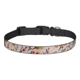 Boho Chic Vibes: Dusty Rose Watercolor Pet Collar