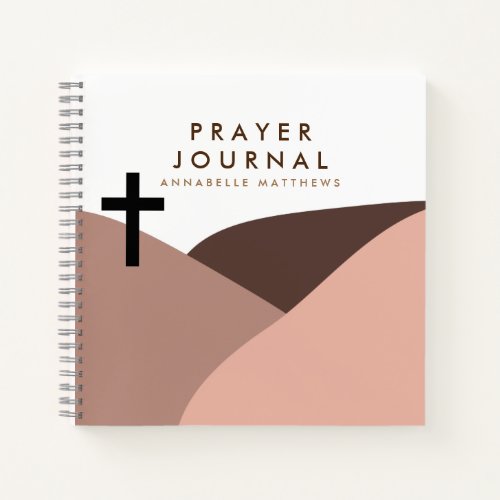 Boho Christian Prayer Journal Notebook