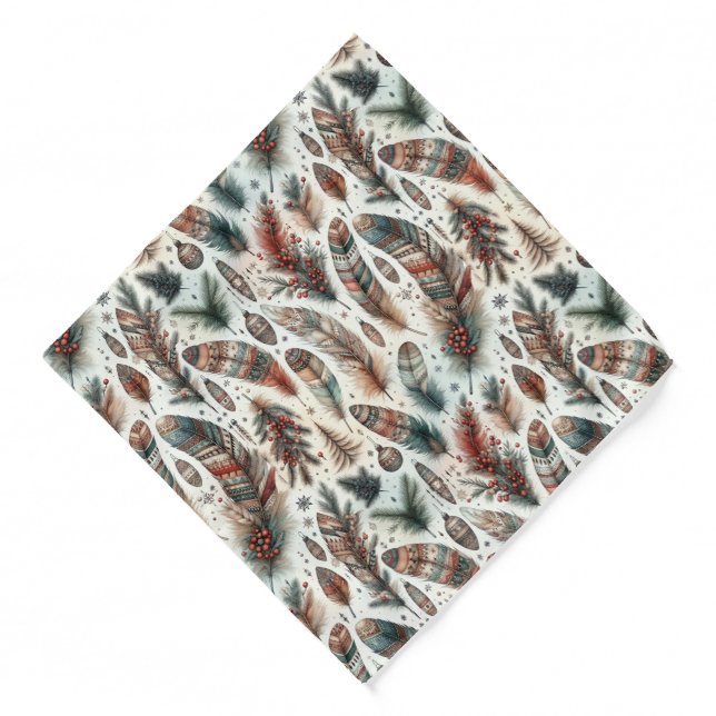 Boho Christmas Bandana (Front)