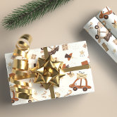 Kraft Paper White GingerBread House Christmas Gift