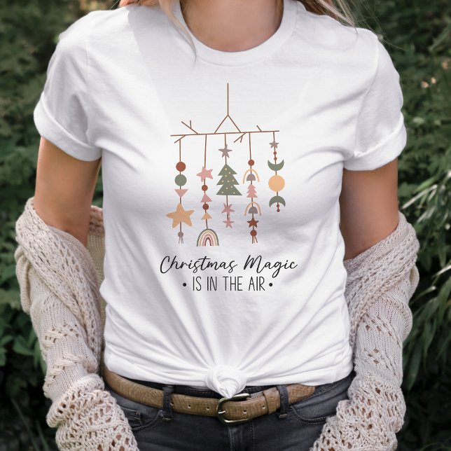 Boho Christmas Magic Festive Holiday T-Shirt (Creator Uploaded)