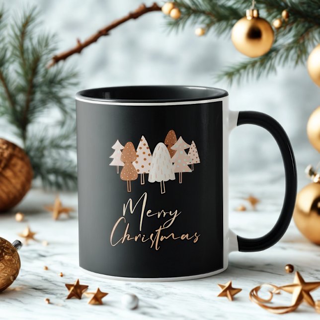 Boho Christmas Mug – Modern Tree Design (Creator Uploaded)