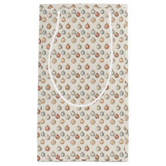 Boho Christmas Ornaments Warm Vintage Winter Small Gift Bag