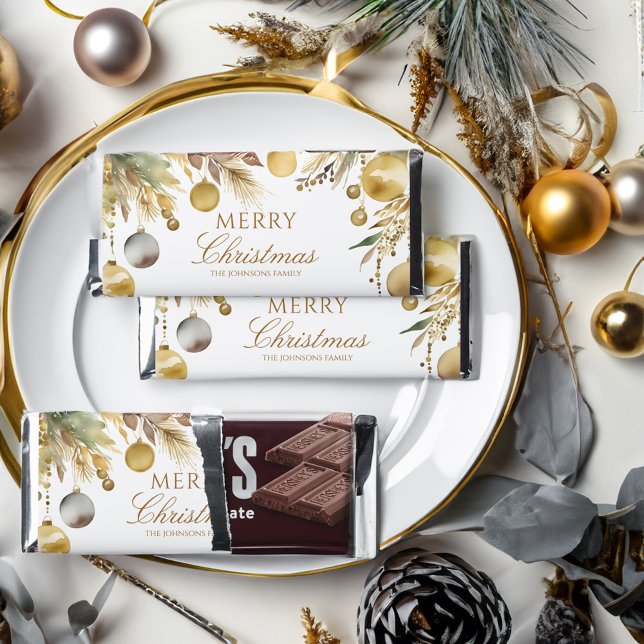 Boho Christmas party favors personalized  Hershey Bar Favors (Creator Uploaded)