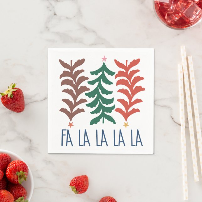 Boho Christmas Quote  Napkins (Insitu)