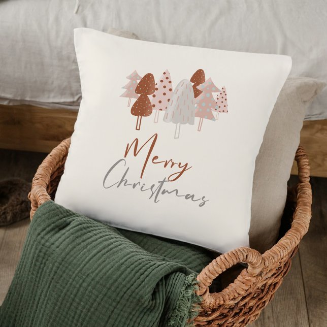 Boho Christmas Tree Pillow – Cozy Holiday Decor (Creator Uploaded)
