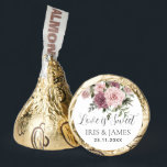 Boho Cinnamon Rose Blush Pink Floral Wedding Hershey®'s Kisses®<br><div class="desc">These delicious custom Hershey's Kisses feature soft and delicate charm of subtle cinnamon rose and blush pink flowers, adorned by lush greenery. All text is editable. Personalize them easily and quickly, simply press the Edit Using Design button to further re-arrange and format the style and placement of the text. Perfect...</div>