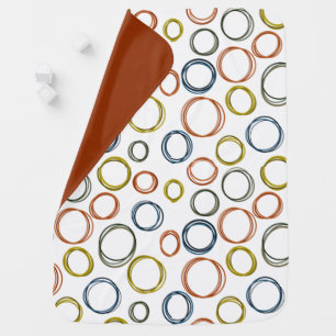 Boho Circles Baby Blanket