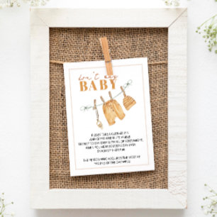Boho Clothesline Don't Say Baby Game Sign