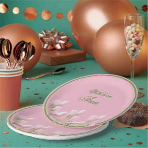 Boho Coastal Cowgirl Bachelorette Paper Plates