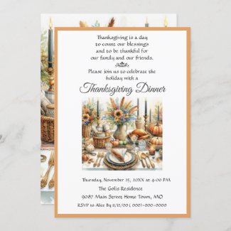 Boho Cottage Thanksgiving Dinner Family Friends