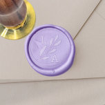 Boho Couples Initials Monogram Foliage Wedding Wax Seal Stamp<br><div class="desc">This simple, rustic, and minimalist wedding wax seal stamp features a delicate botanical element alongside your initials, adding a personal and elegant touch to your wedding stationery. Perfect for couples seeking a timeless detail, this wax seal complements a variety of wedding themes with its natural charm. Explore other items in...</div>