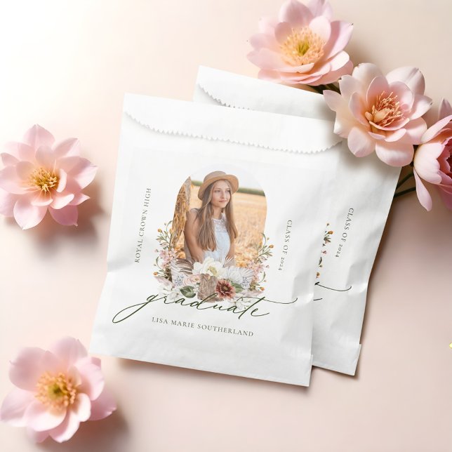 Boho Cowgirl Country Western Graduation Party  Favor Bag (Boho Cowgirl Country Western Graduation Party Favor Bag)