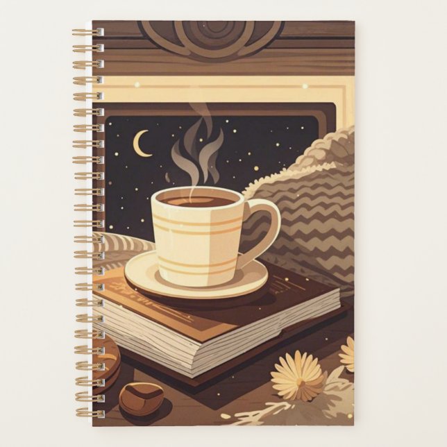 Boho Cozy Night - Celebrate cozy nights  Planner (Front)