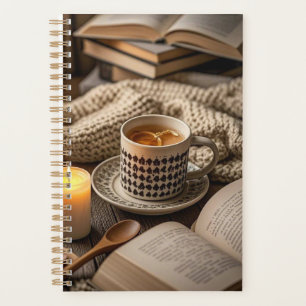 Boho Cozy Warm Candle lights Planner