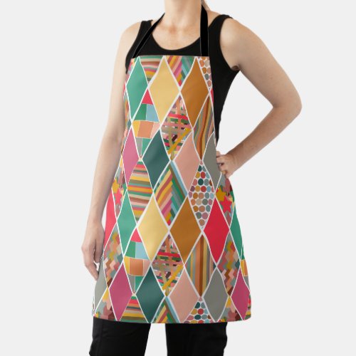 Boho Crazy Quilt Apron