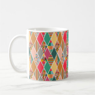 Boho Crazy Quilt Coffee Mug